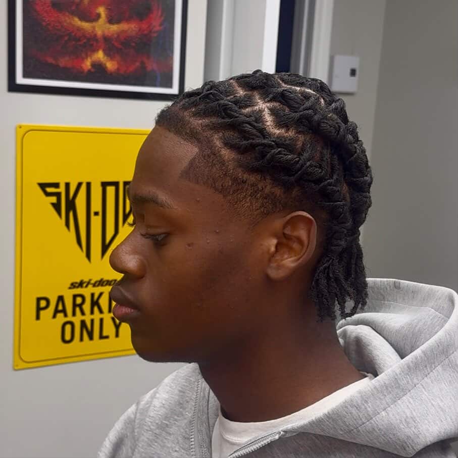 Dégradé avec contours propres Deezy Barber